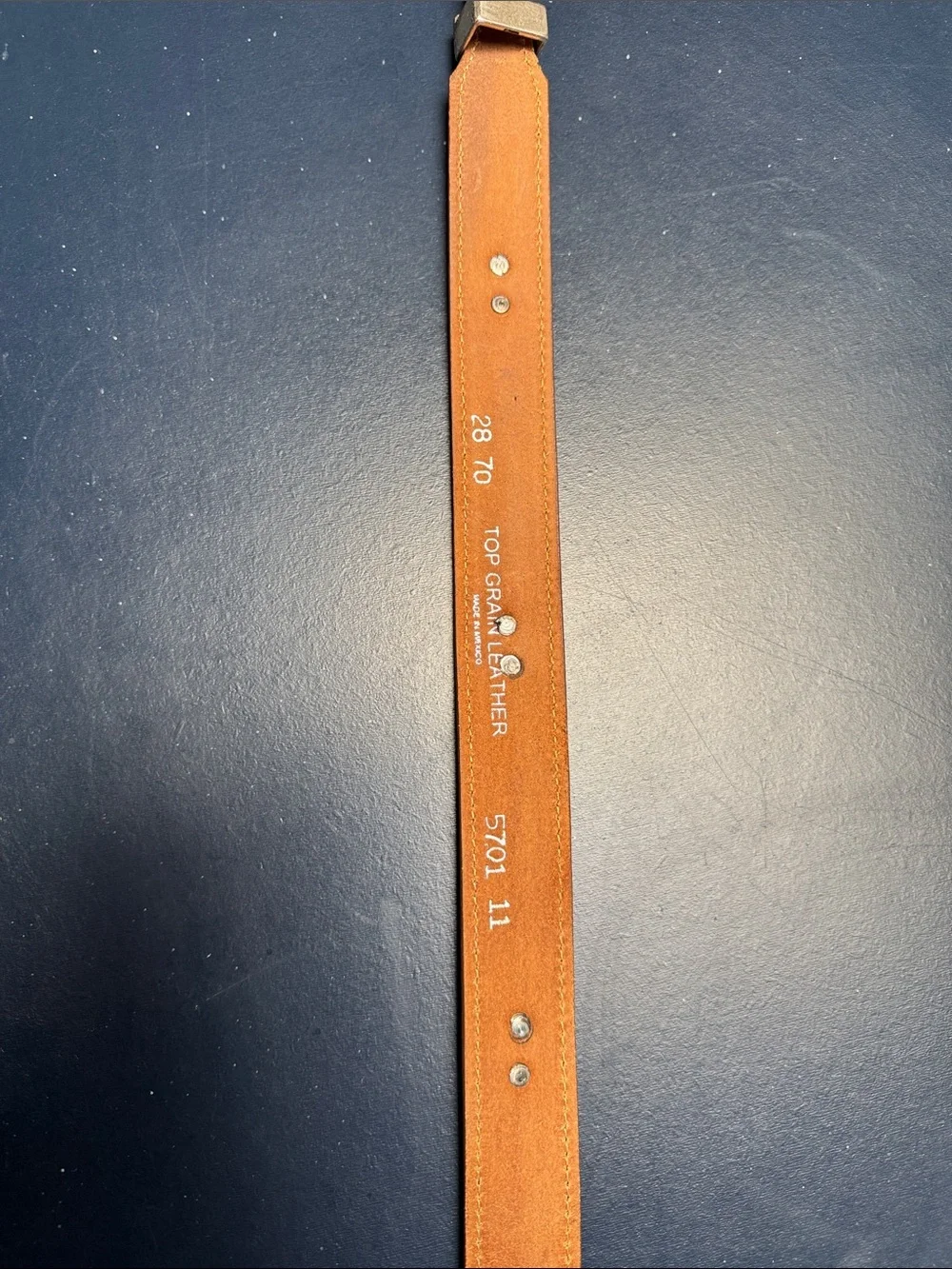 Vintage leather belt S